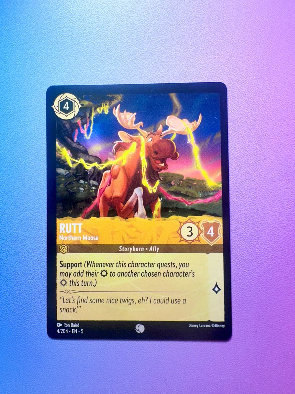rutt [brother bear] - 4/204 (common) — lorcana: shimmering skies